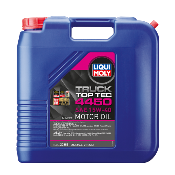 Porsche Motor Oil Top Tec 4450 SAE 15W-40 20L 20383
