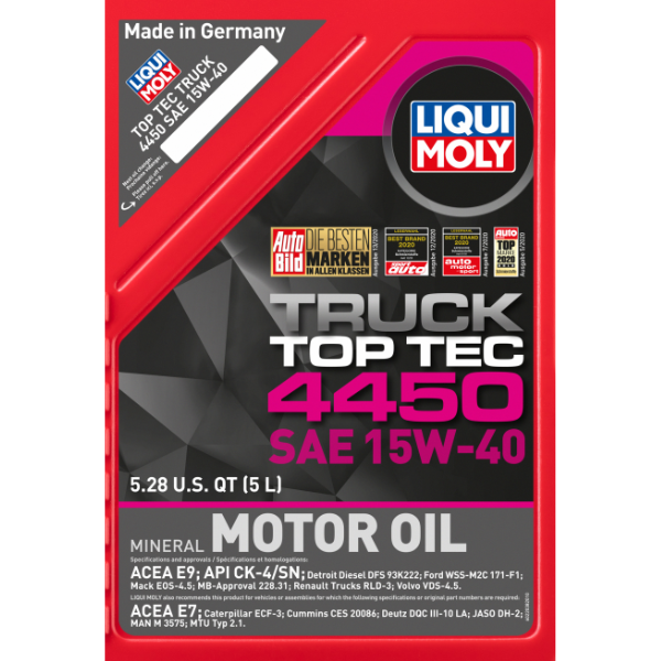 Porsche Motor Oil Top Tec 4450 SAE 15W-40 5L 22038