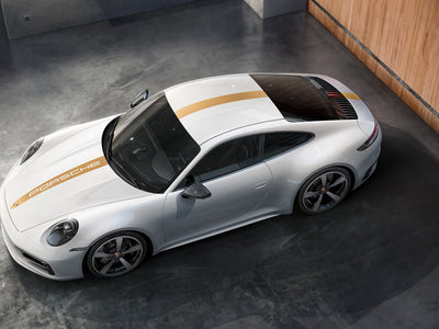Porsche Motor Sports Decorative Sticker Set - Gold - 9920448205224K - 992 18-23 9920448205224K