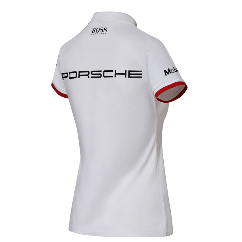 Porsche Motorsport Boss Womens White Polo Shirt