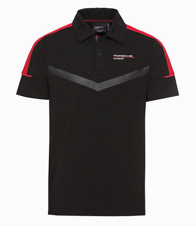 Porsche Motorsport Collection Fanwear Polo Shirt Black/Red - Men's XXLarge WAP125XXL0NFMS