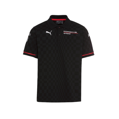Porsche Motorsport Collection Pullover Mens Polo Shirt - L