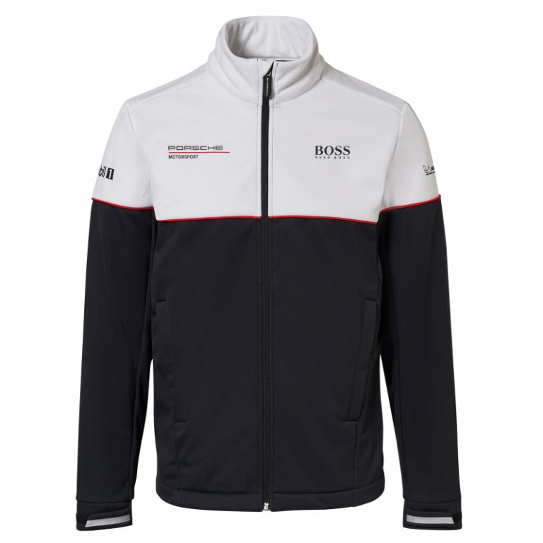 Porsche Motorsport Collection Softshell Jacket Black/White WAP4353XL0L0MS