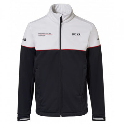 Porsche Motorsport Collection Softshell Jacket Black/White WAP4353XL0L0MS