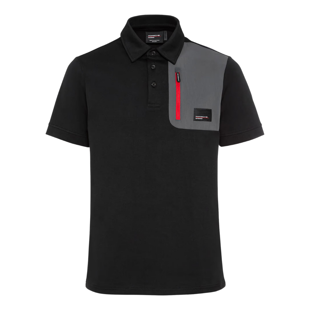 Porsche Motorsport Fanwear Men's Polo Shirt - Black