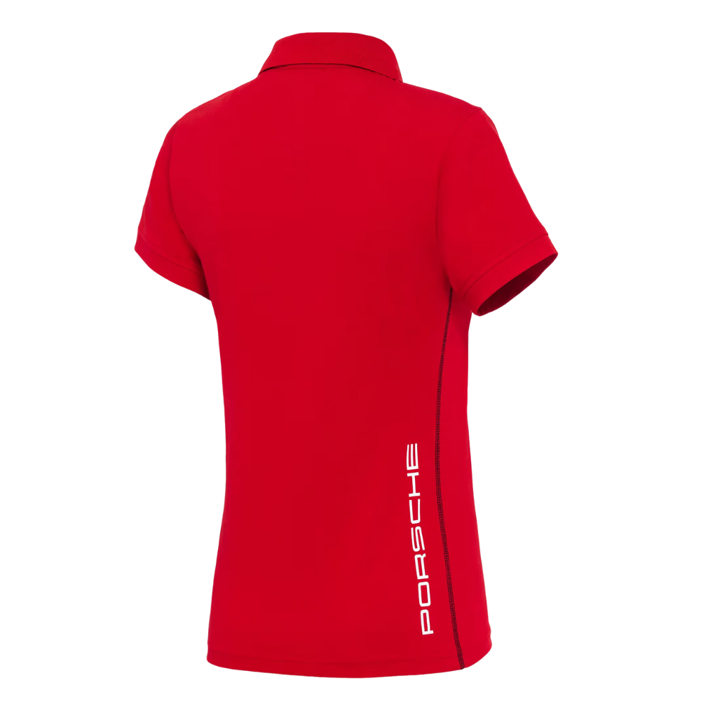 Porsche Motorsport Fanwear Womens Red Polo Shirt