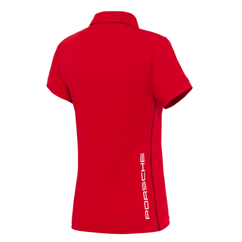 Porsche Motorsport Fanwear Womens Red Polo Shirt