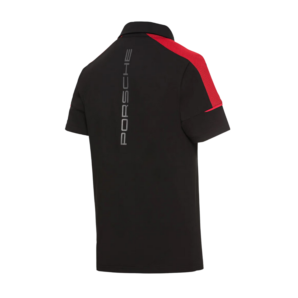 Porsche Motorsport Mens Pullover Polo Shirt