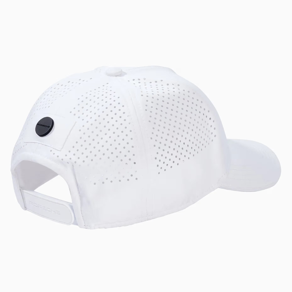 Porsche Motorsport Puma Logo White Unisex Baseball Cap