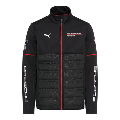 Porsche Motorsport Replica Mens Black Softshell Jacket - XXL