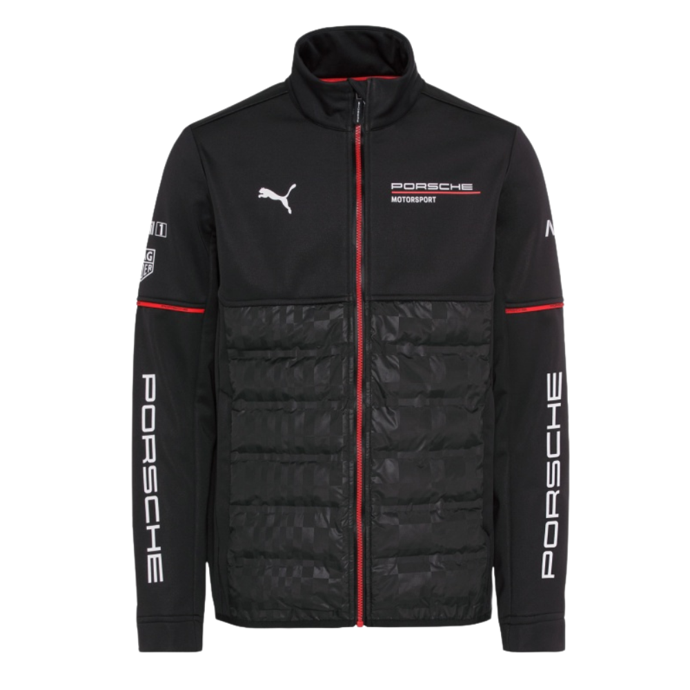 Porsche Motorsport Replica Mens Black Softshell Jacket