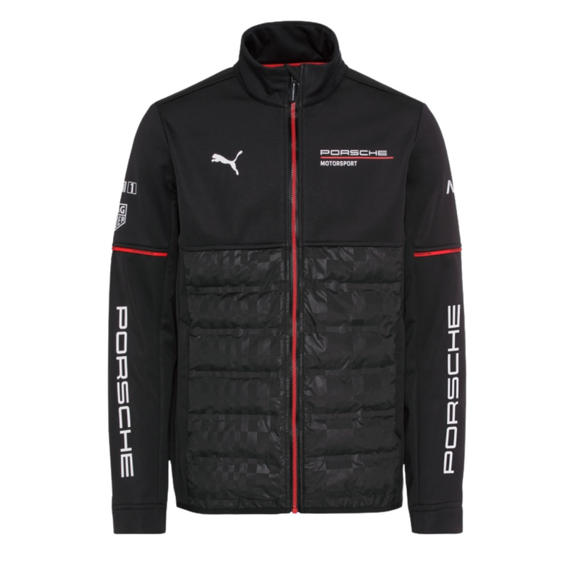 Porsche Motorsport Replica Mens Black Softshell Jacket