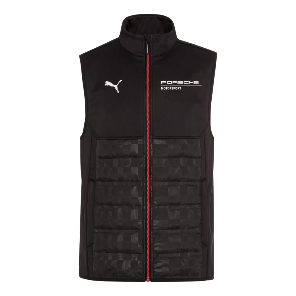 Porsche Motorsport Replica Unisex Black Vest - Large