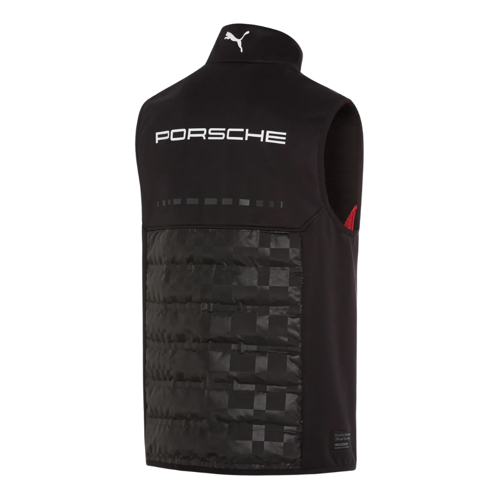 Porsche Motorsport Replica Unisex Black Vest - Large