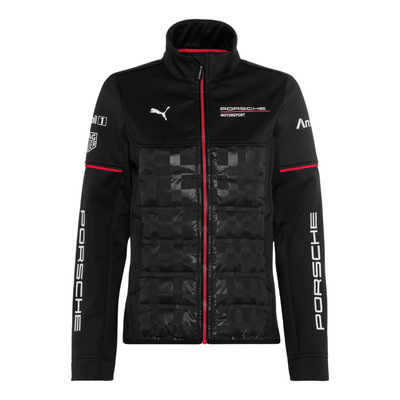 Porsche Motorsport Replica Womens Softshell Black Jacket