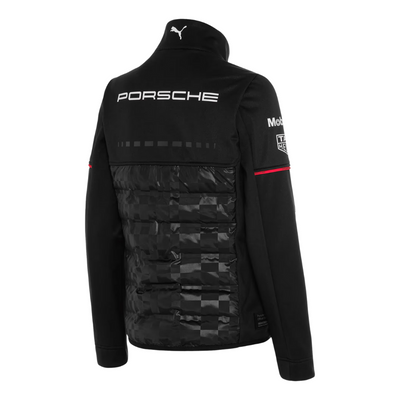 Porsche Motorsport Replica Womens Softshell Black Jacket