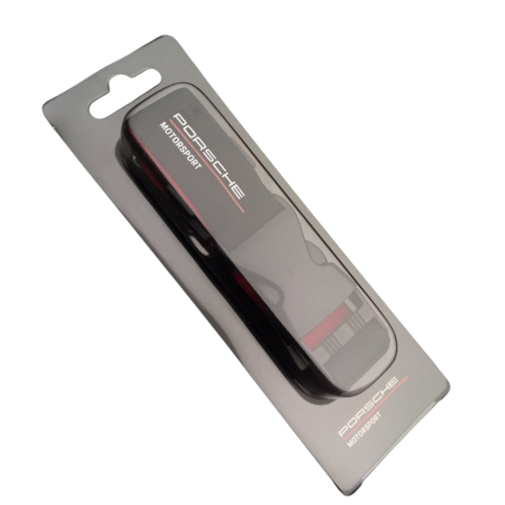 Porsche Motorsport Signet Fanwear Black Lanyard