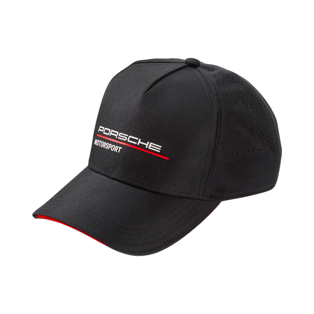 Porsche Motorsport Unisex Baseball Cap - Black