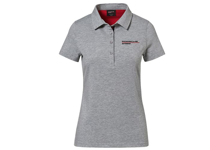 Porsche Motorsport Womens Polo Shirt - Gray