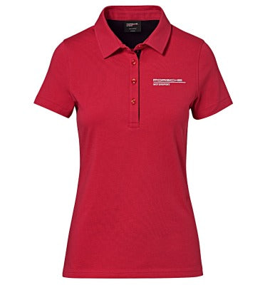 Porsche Motorsport Womens Polo Shirt - Red