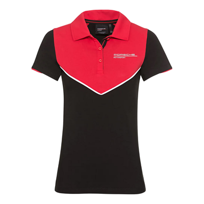Porsche Motorsport Womens Pullover Polo Shirt