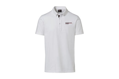 Porsche Motorsports Collection Mens White Polo Shirt - Small