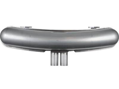 Porsche Muffler Sport "GT3" Style - Aluminized Steel with Grey Finish & 63 mm Dual Center Tail Pipes, 911/914 | 1965-1973 101010165