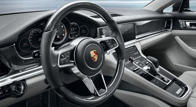 Porsche Multi Function Sports Steering Wheel In Carbon - 971044404A34 - Panamera 971044404A34