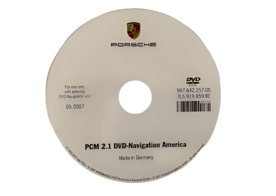 Porsche Navigation DVD America - 911/Boxster/Cayman/Cayenne 05-11 997-642-257-05
