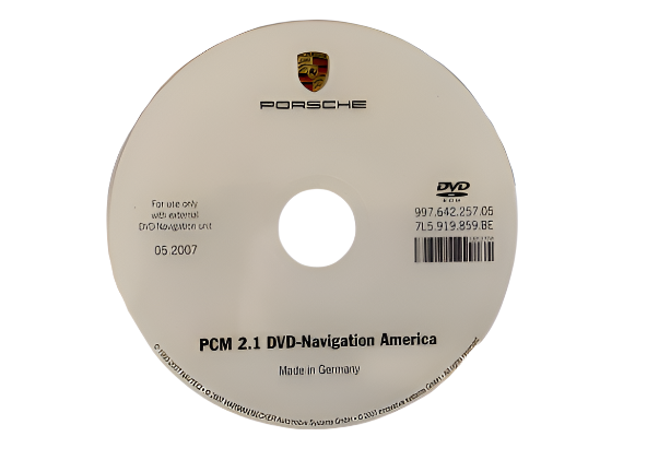Porsche Navigation DVD America - 911/Boxster/Cayman/Cayenne 05-11 997-642-257-05
