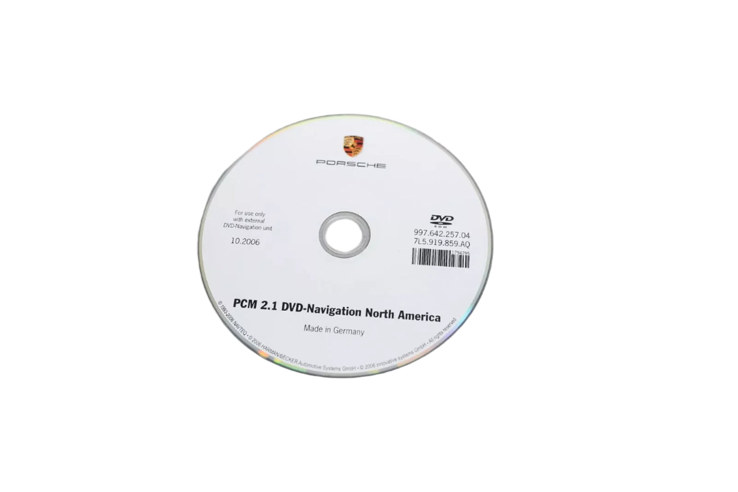 Porsche Navigation DVD North America - 911/Boxster/Cayman/Cayenne 05-1