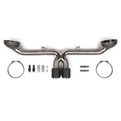 Porsche Non Valved Supercup Cat-Back Exhaust System - 911 | 2022-2025 FS-POR-992GT3-SSXCF-TI
