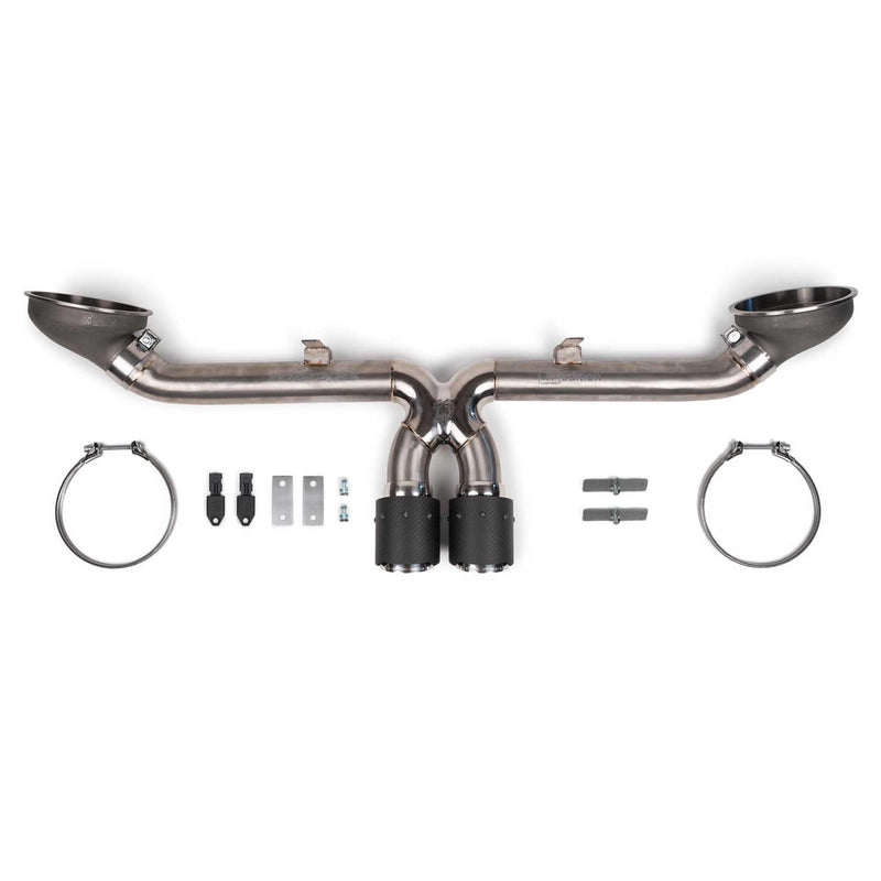 Porsche Non Valved Supercup Cat-Back Exhaust System - 911 | 2022-2025 FS-POR-992GT3-SSXCF-TI