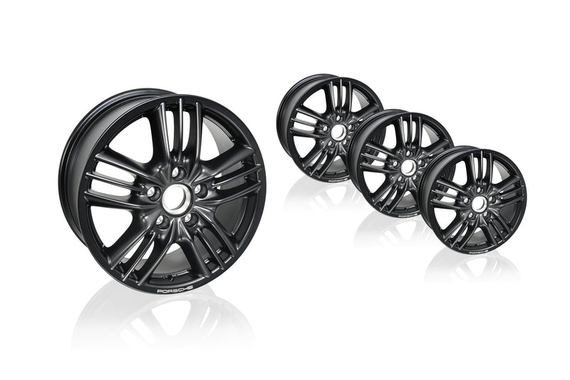 Porsche Off-Road Rim Set 8Jx18 ET 57 - Matt Black - Cayenne 03-10 PCG-362-044-A