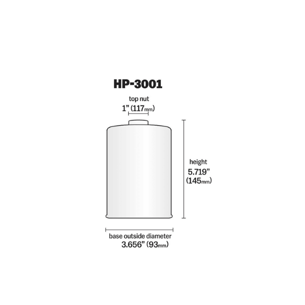 Porsche Oil Filter - 911/914-6 65-71 HP-3001
