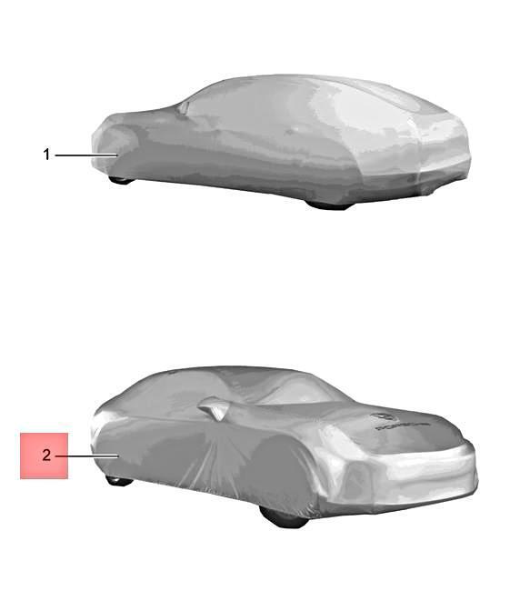 Porsche Outdoor Car Cover - 97004400033 - Panamera 97004400033