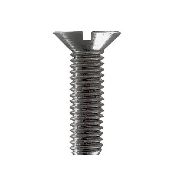 Porsche Oversized Flat Head Slot Screw M04X008 25 Pieces OS-FH-SLT-A2-4X008