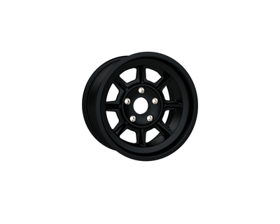 Porsche PAG1690 ET15 Satin Black 9″ Wheels