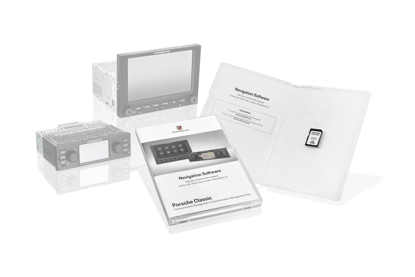 Porsche PCCM/PCCM Plus Navigation Software Australia/New Zealand 996-642-501-12