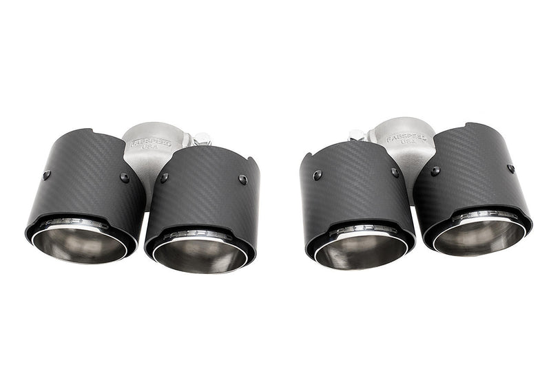 Porsche PSE Deluxe Quad Tips - Cayenne | 2011-2014 FS-POR-958V6-QDTP