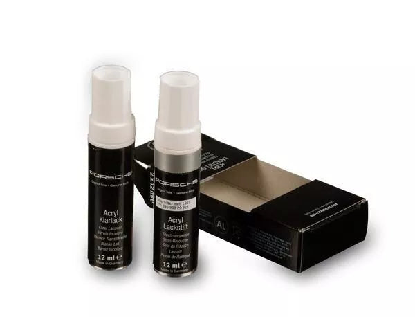 Porsche Paint Pen Set Polar Silver Metallic 12ml - 911/928/944/968/Boxster 87-05 9110959332092E