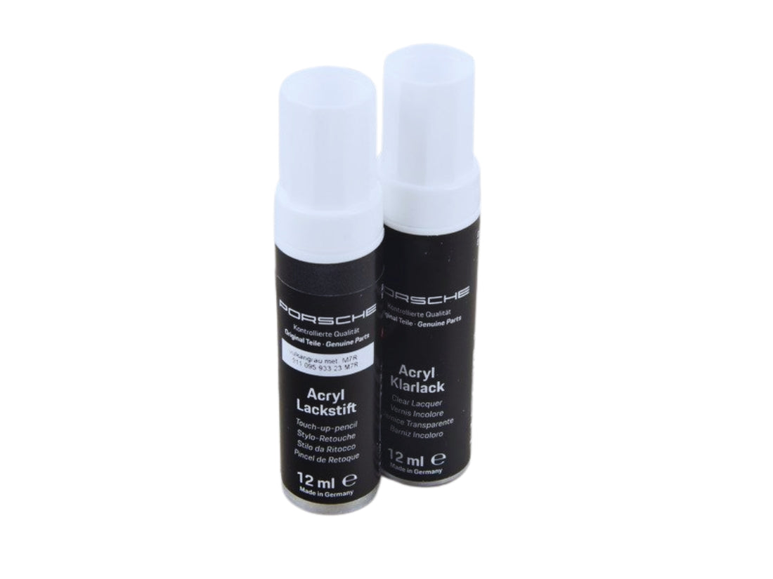 Porsche Paint Pen Set Volcano Grey Metallic 12ml - Macan 19-20 91109593323M7R
