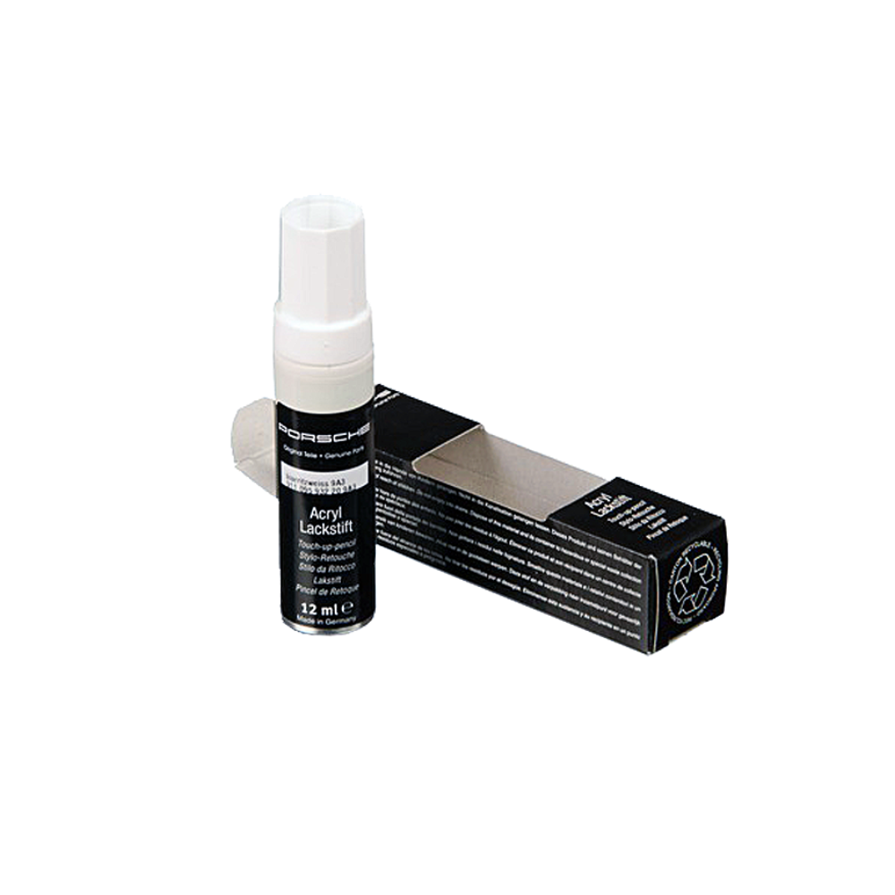 Porsche Paint Touch-Up Applicator Biarritz White 12ml - 911/Boxster 97-05 911-095-932-20-9A3