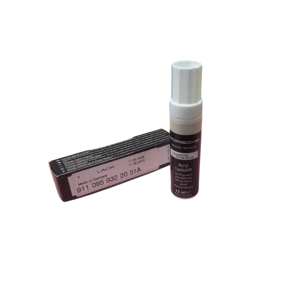 Porsche Paint Touch-Up Applicator Creamy White 12ml - 911/Boxster/Cayman 07-13 9110959322051A