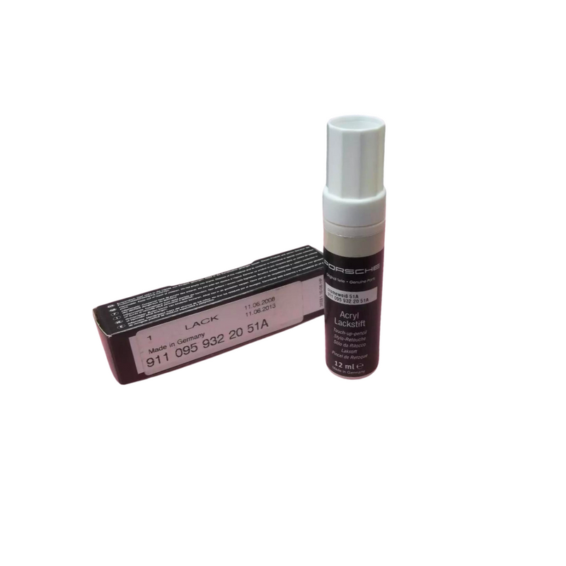 Porsche Paint Touch-Up Applicator Creamy White 12ml - 911/Boxster/Cayman 07-13 9110959322051A
