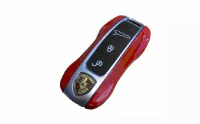 Porsche Painted Vehicle Key Cherry Red - 971044801M3R - 911 - Cayenne - Panamera - Taycan 971044801M3R