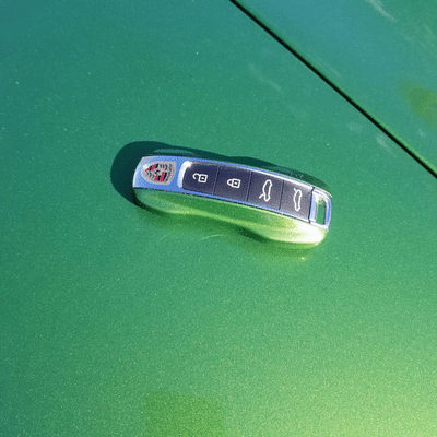 Porsche Painted Vehicle Key Mamba Green - 99104480122M6S - 911 65-89 99104480122M6S
