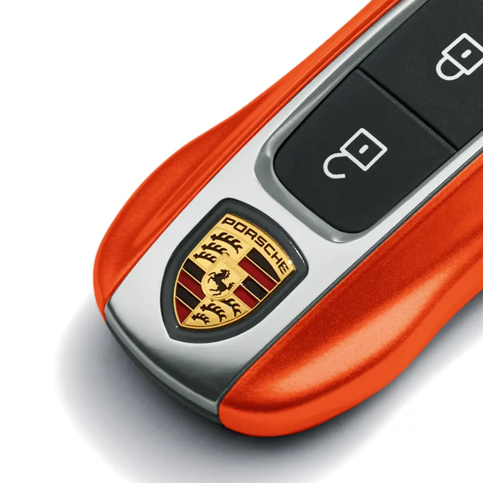 Porsche Painted Vehicle Key Papaya - 971044801M2Y 971044801-M2Y