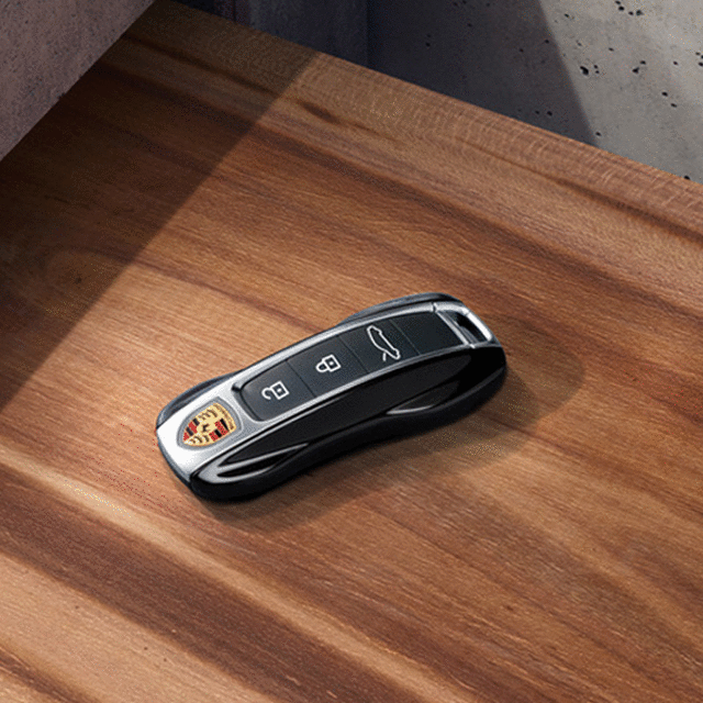 Porsche Painted Vehicle Key Volcano Grey - 971044801M7R - 911 - Cayenne - Panamera - Taycan 971044801M7R