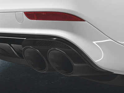 Porsche Panamera GTS Sports Tailpipes - Black - 97004420027 - Panamera 97004420027